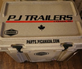 Cooler Donated By PJ Trailers