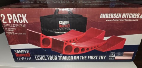 2 Pack with Carry Bag Camper Leveler Donated by PJ Trailers