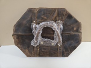 Leather bag Donated by Santa