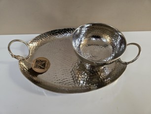 Serving tray and bowl Donated by Barbara Sereda