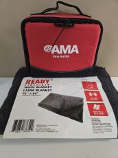 AMA First Aid Kit and First Aid Blanket Donated by Barbara Sereda