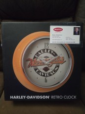 Harley Davidson Clock Donated by Blain Weidman