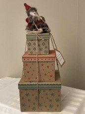 Boxes filled with treats Donated by Friends of the Logan Family