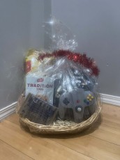 New Nintendo 64 with snacks + $100 Gift card Donated by