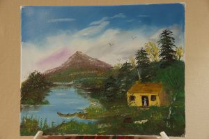 Cabin Painting