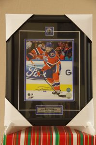 Leon Draisatl Signed Print (First Game at Rogers Place)