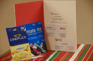 $150 Dining Cards & $50 Cineplex Gift Card